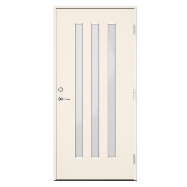 YTTERDÖRRSSET TROMSÖ VIT NCS S 0502-Y 105MM KARM 10X20H | Beijerbygg Byggmaterial